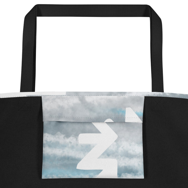 Connected North All-Over Print Large Tote Bag