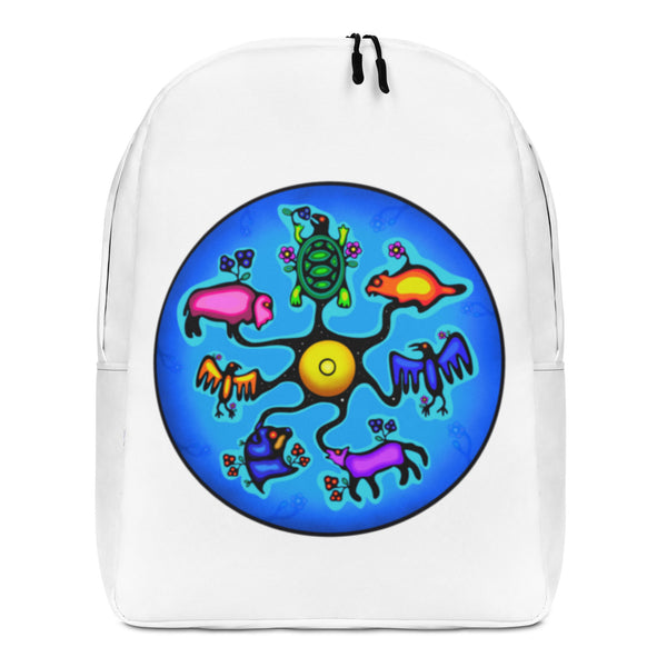 Seven Sacred Teachings Minimalist Backpack by Ruby Bruce