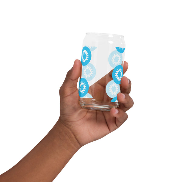 CN Circle Logo Can-shaped glass