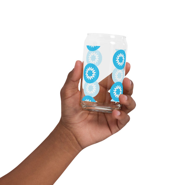 CN Circle Logo Can-shaped glass