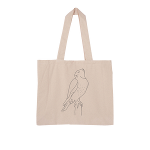 Red Tail Hawk by Parr Josephee Large Organic Tote Bag