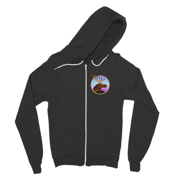 Moose by Ovila Mailhot Classic Adult Zip Hoodie
