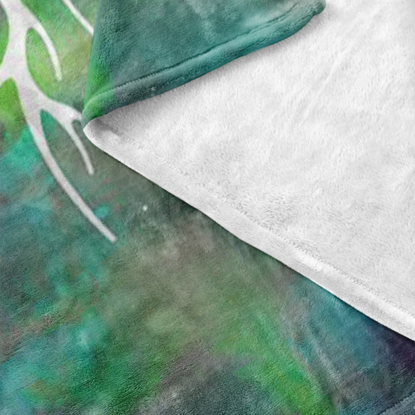 Lavender Fleece Blanket by Miigizi