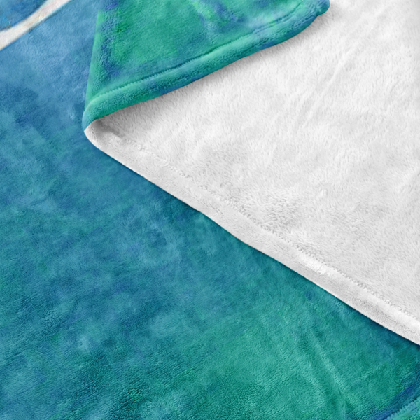 Otter Fleece Blanket by Miigizi