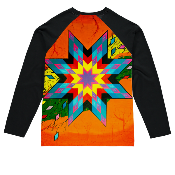 Dream Collection by Kevin Wesaquate Sublimation Baseball Long Sleeve T-Shirt