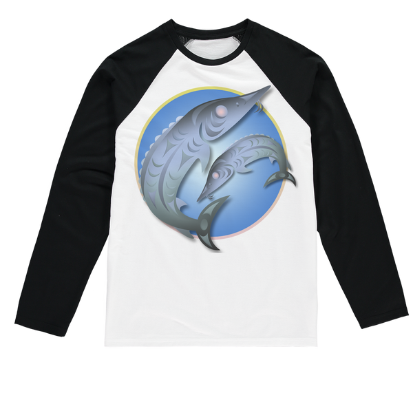 Sturgeon by Ovila Mailhot Sublimation Baseball Long Sleeve T-Shirt