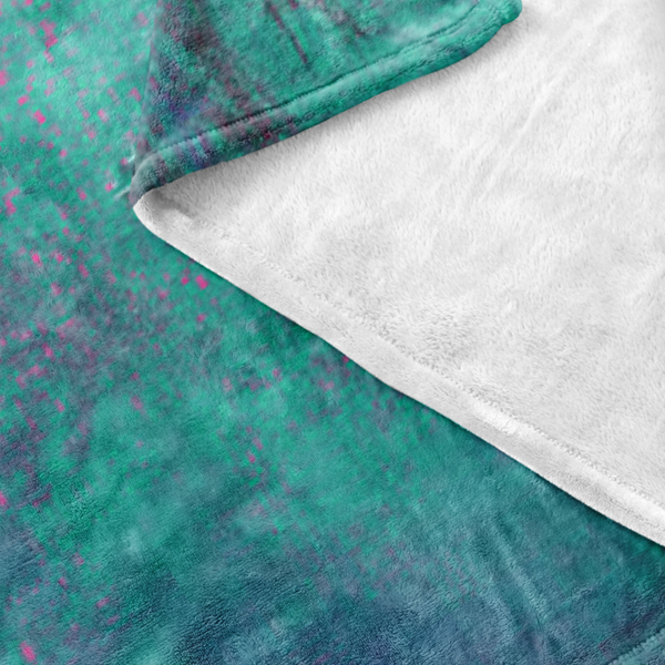 Hummingbird Fleece Blanket by Miigizi