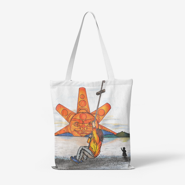 Rope Swing by Lynn Hughan Tote Bag