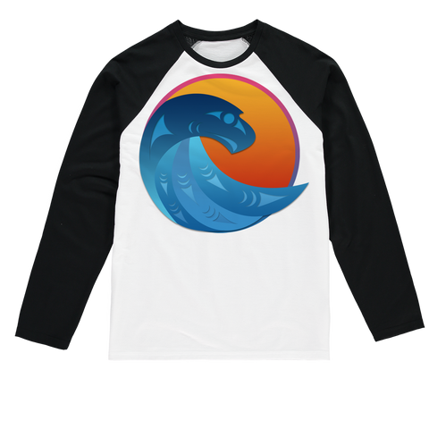Eagle by Ovila Mailhot Sublimation Baseball Long Sleeve T-Shirt