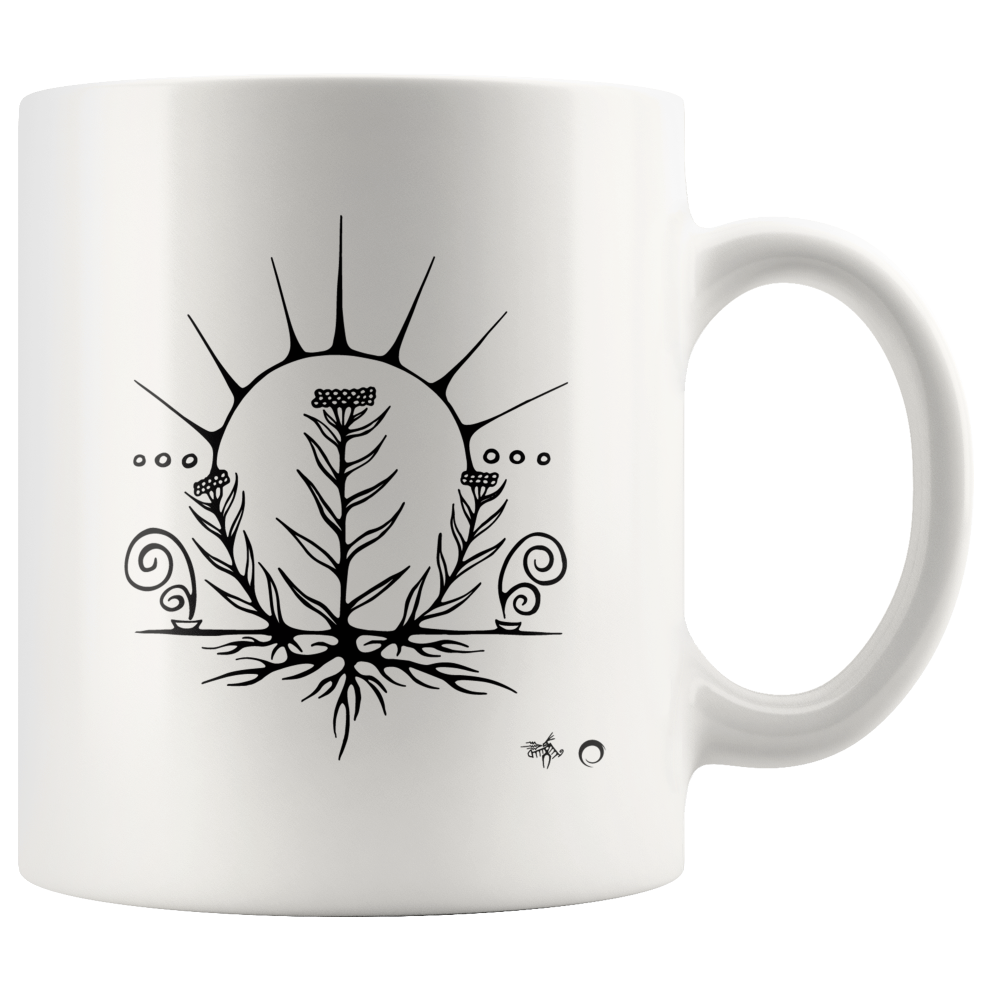 Pearly Everlasting Mug by Miigizi