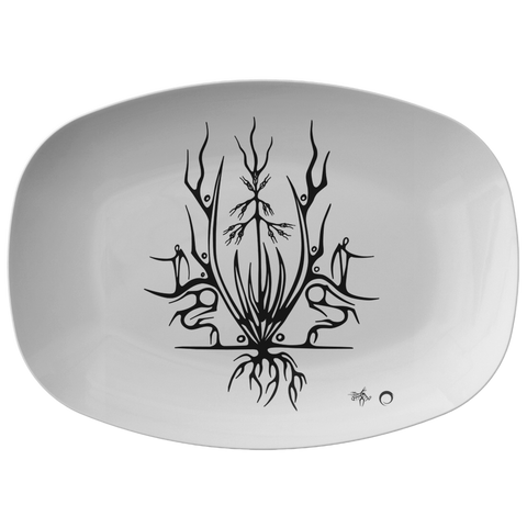 Sweet Grass Platter by Miigizi