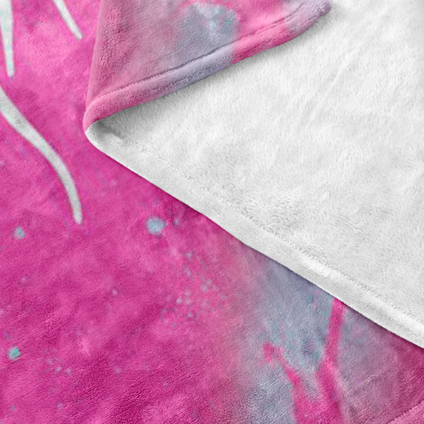 Blackberry Fleece Blanket by Miigizi