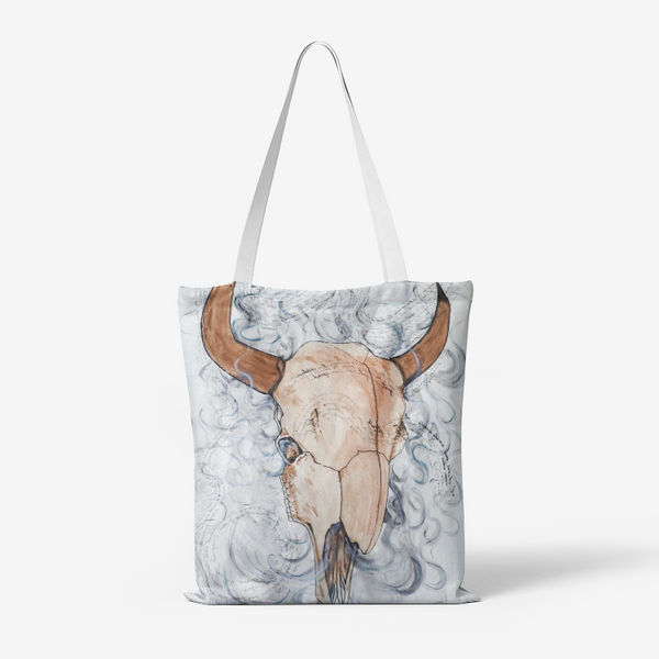 Smudge Poem by Kevin Wesaquate Canvas Tote Bag