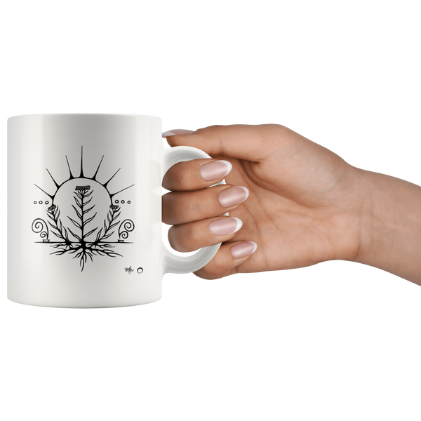 Pearly Everlasting Mug by Miigizi