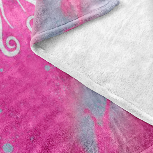 Lily of the Valley Fleece Blanket by Miigizi