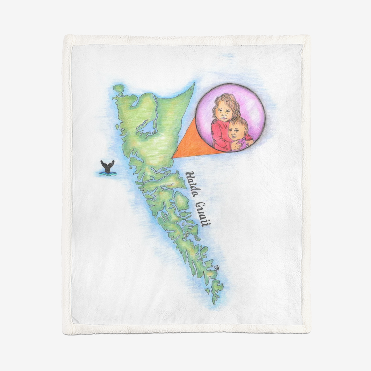 Haida Gwaii by Lynn Hughan Supersoft Blanket