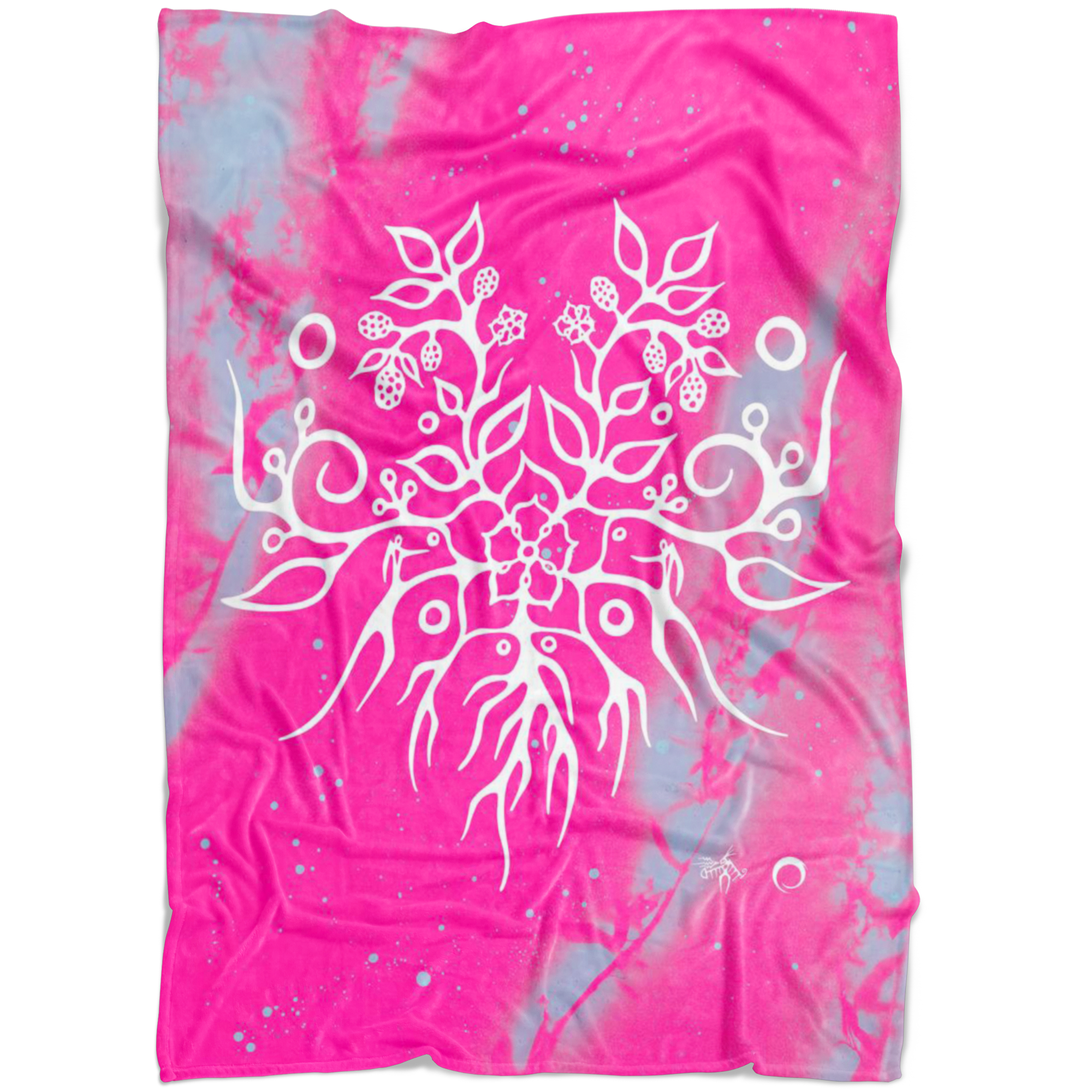 Blackberry Fleece Blanket by Miigizi