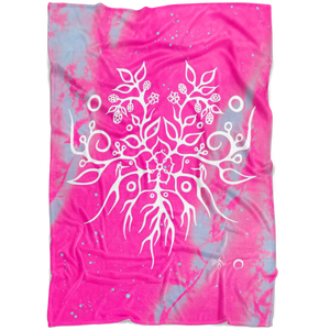 Blackberry Fleece Blanket by Miigizi