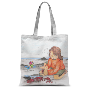 Day at the Beach by Lynn Hughan Classic Sublimation Tote Bag
