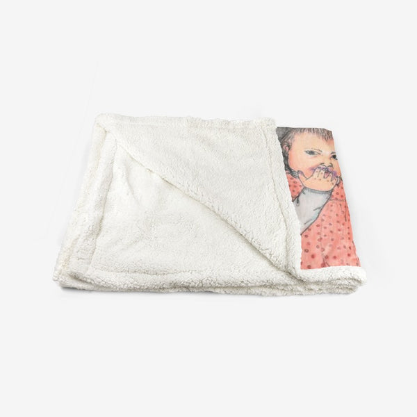 Berry Buddies by Lynn Hughan Double-Sided Super Soft Plush Blanket