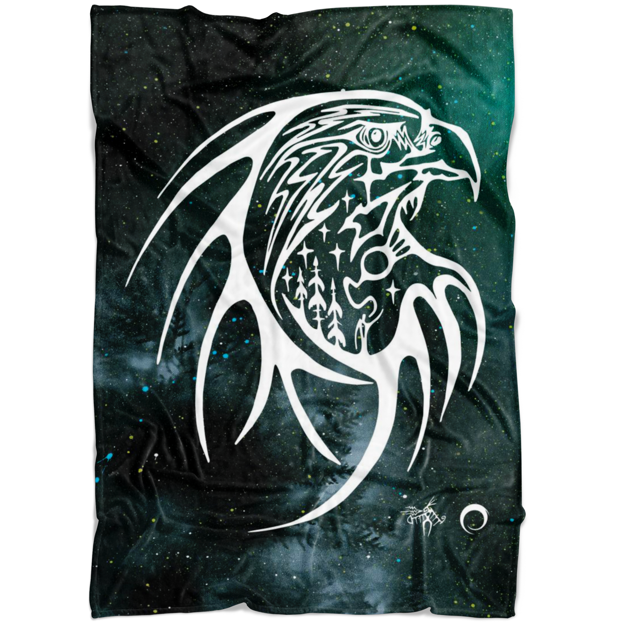 Eagle Fleece Blanket by Miigizi
