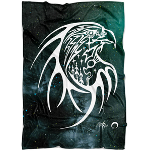 Eagle Fleece Blanket by Miigizi