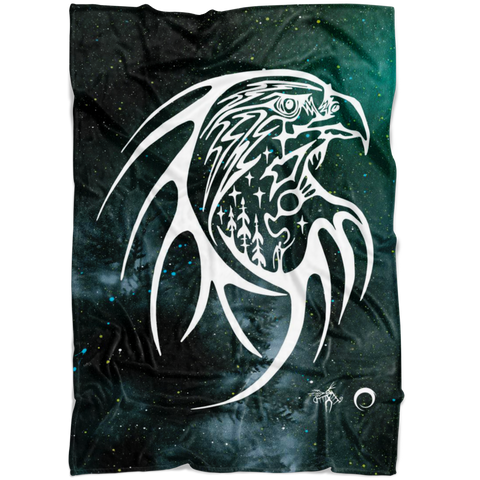 Eagle Fleece Blanket by Miigizi