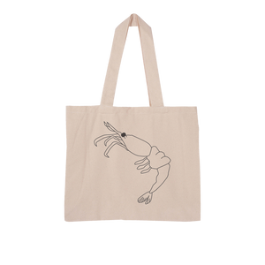 Shrimp by Parr Josephee Large Organic Tote Bag