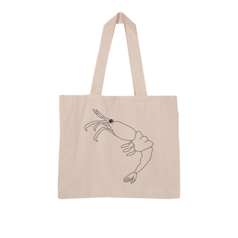 Shrimp by Parr Josephee Large Organic Tote Bag