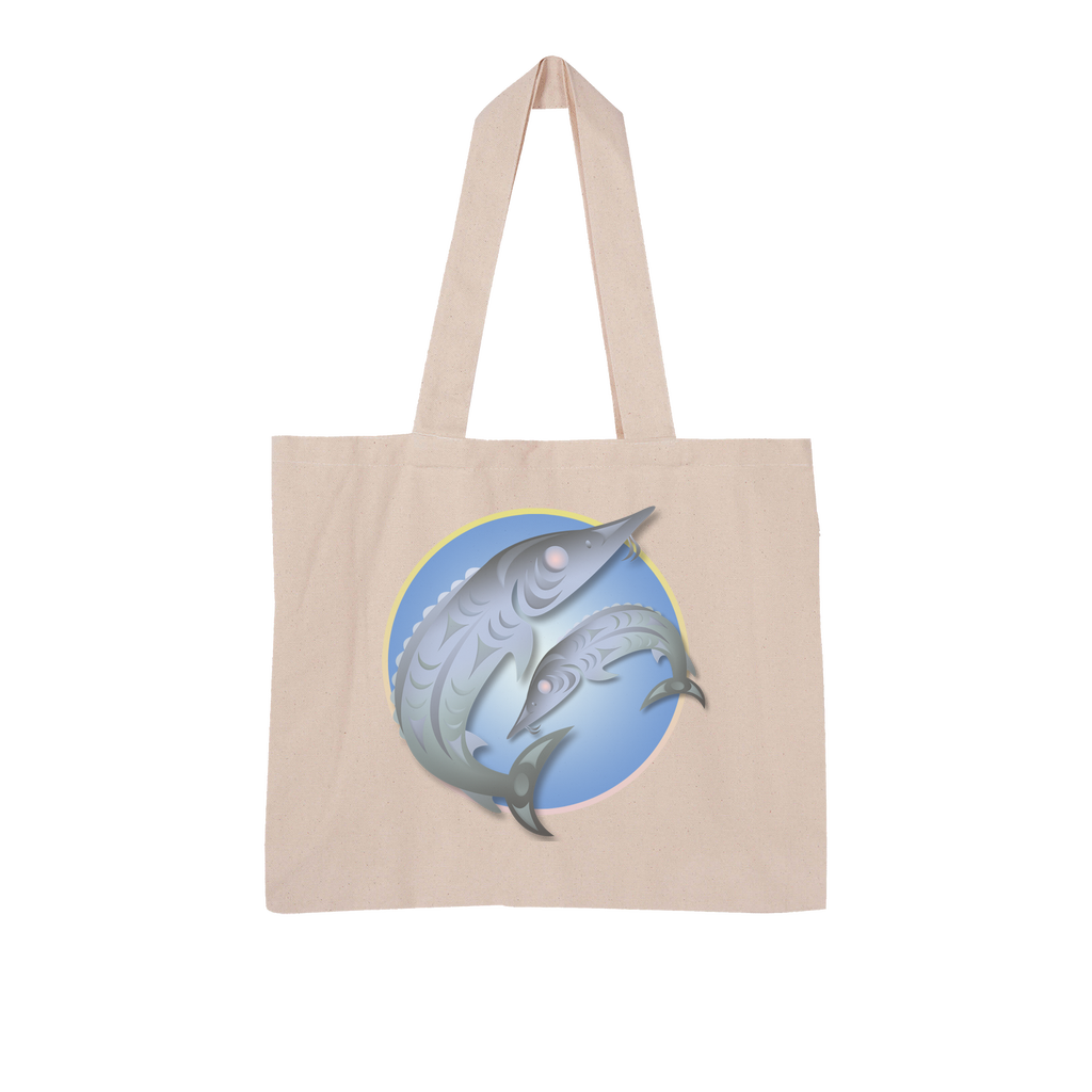 Sturgeon by Ovila Mailhot Large Organic Tote Bag