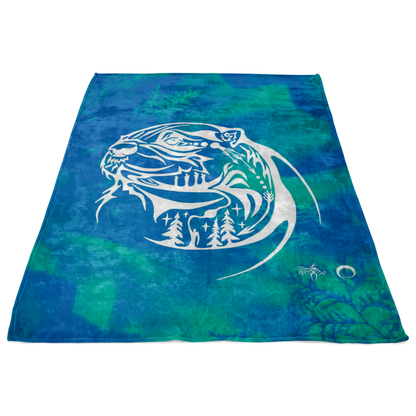 Otter Fleece Blanket by Miigizi