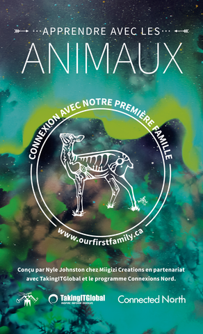 Apprendre Avec Les Animaux (Ojibwe) Card Deck