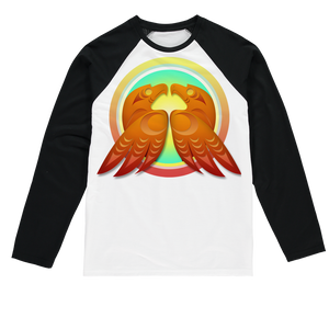 Hawk (Square) by Ovila Mailhot Sublimation Baseball Long Sleeve T-Shirt