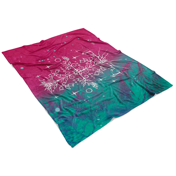 Blueberry Fleece Blanket by Miigizi