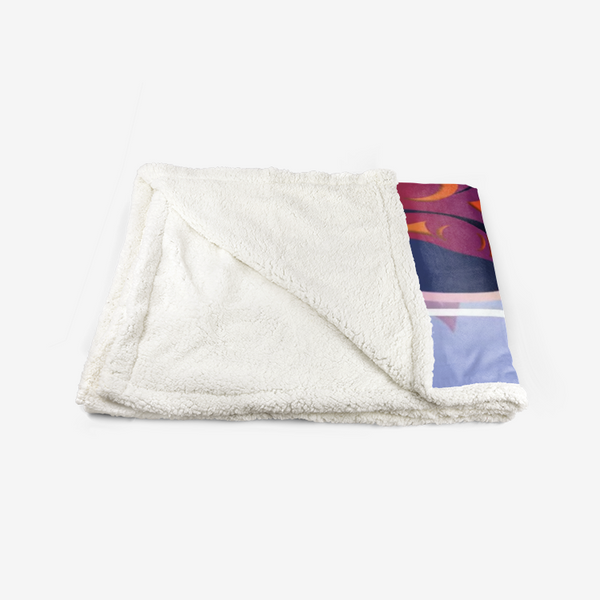 Wolf by Ovila Mailhot Supersoft Plush Blanket