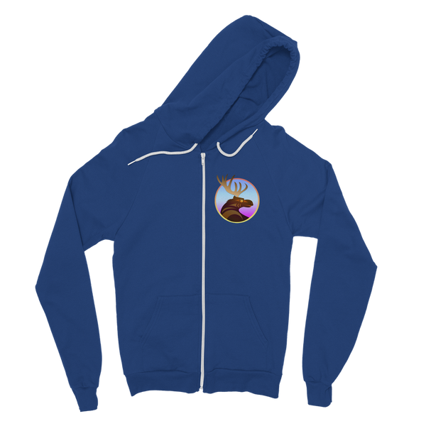 Moose by Ovila Mailhot Classic Adult Zip Hoodie