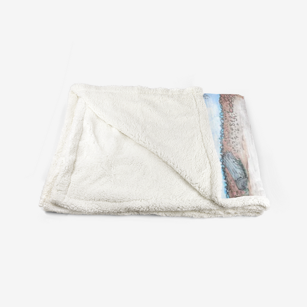 Whale Watching by Lynn Hughan Supersoft Blanket