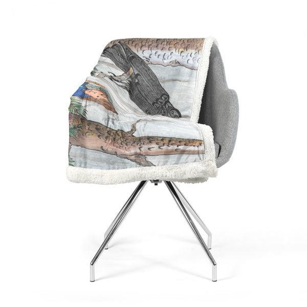 Forest Friendship by Lynn Hughan Super Soft Plush Blanket