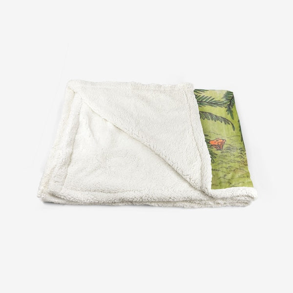 Forest Friendship by Lynn Hughan Super Soft Plush Blanket