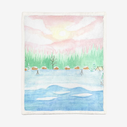 Sunrise by Cynthia Landry Supersoft Blanket