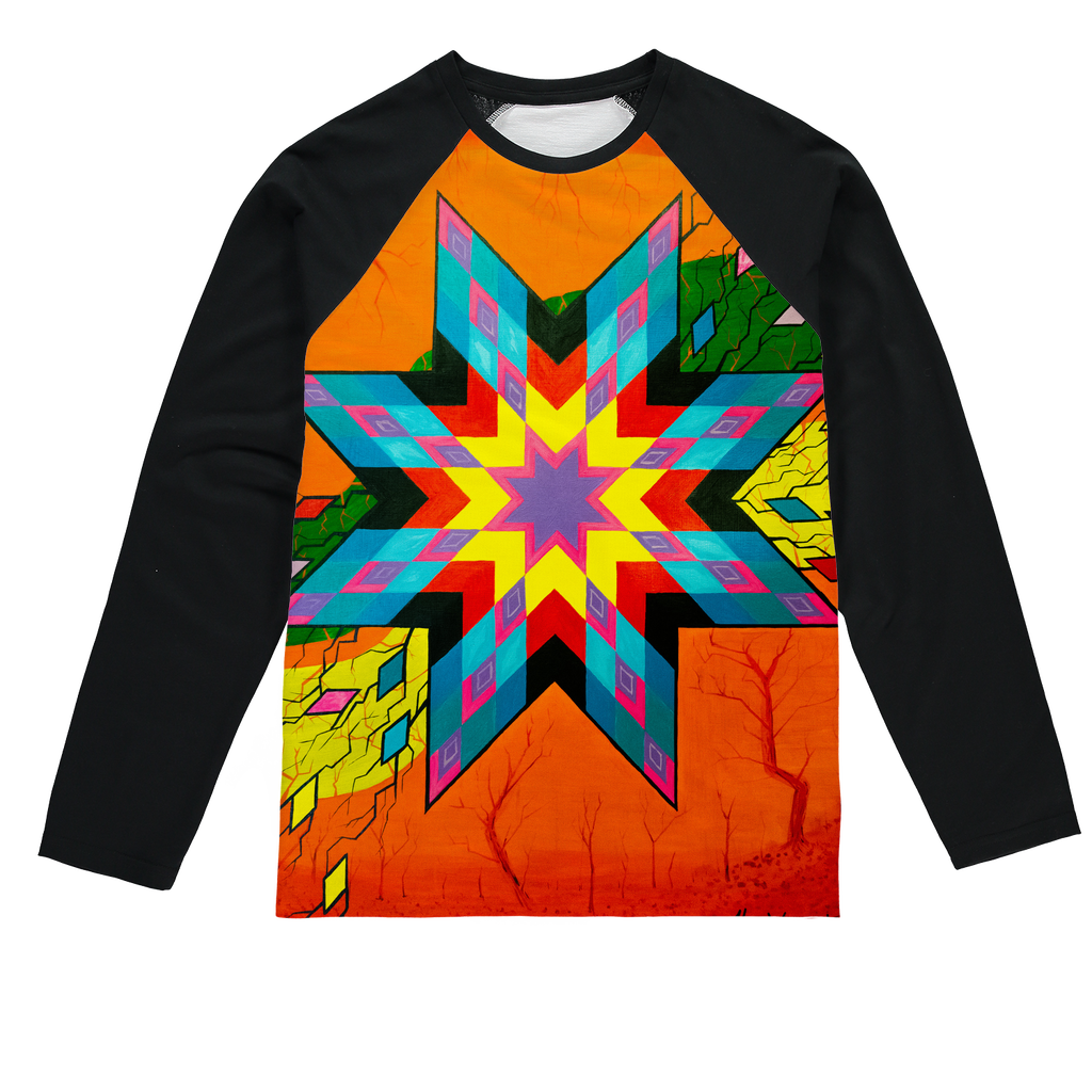 Dream Collection by Kevin Wesaquate Sublimation Baseball Long Sleeve T-Shirt