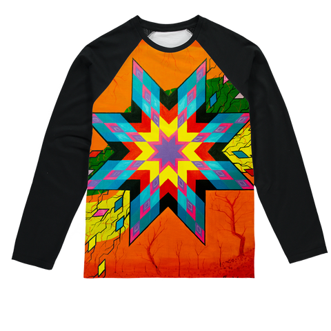 Dream Collection by Kevin Wesaquate Sublimation Baseball Long Sleeve T-Shirt