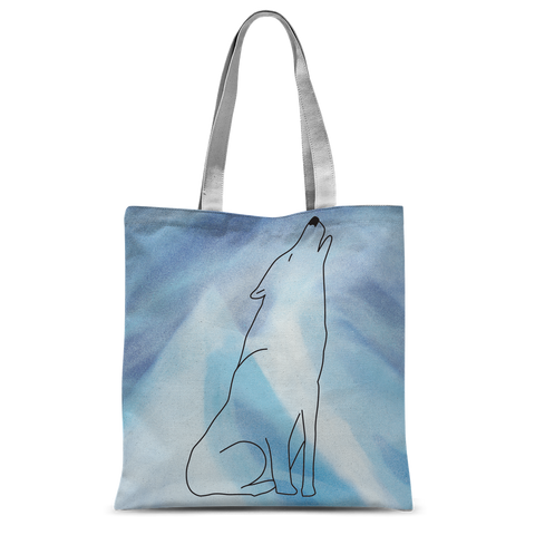 Winter Wolf by Parr Josephee Classic Sublimation Tote Bag