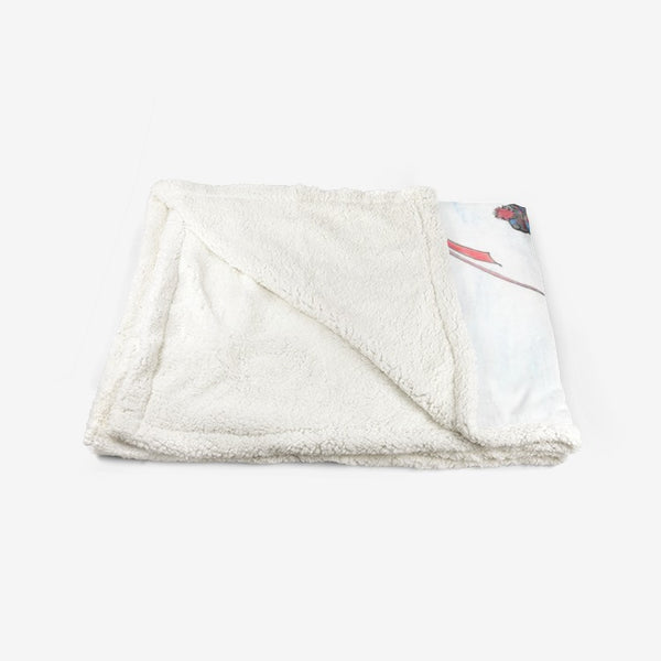 Kite Flying by Lynn Hughan Super Soft Plush Blanket