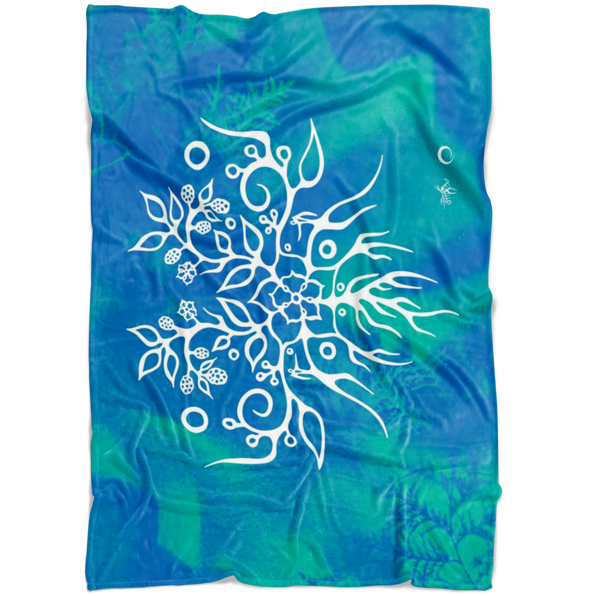Blackberry Fleece Blanket by Miigizi