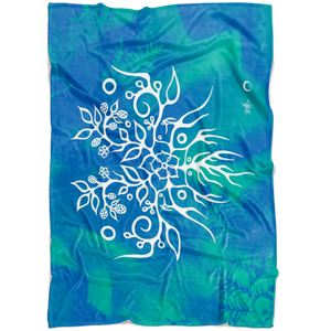 Blackberry Fleece Blanket by Miigizi