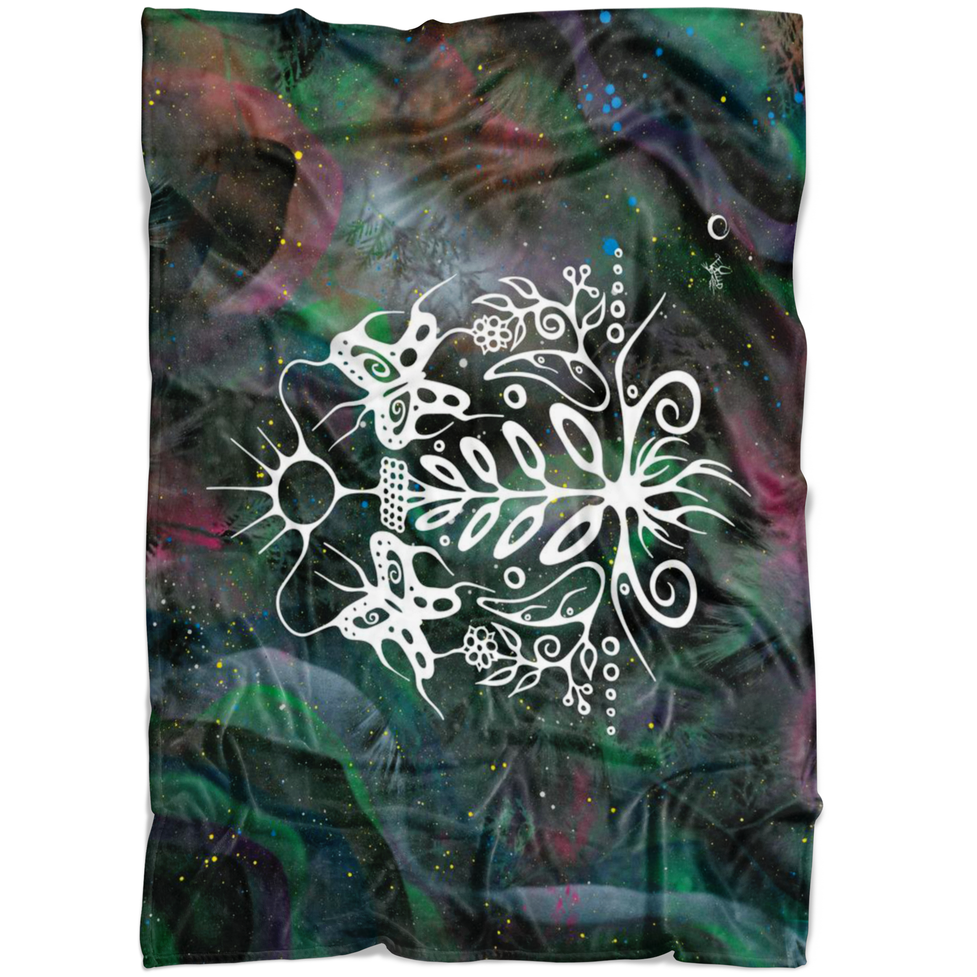 Milkweed Fleece Blanket by Miigizi
