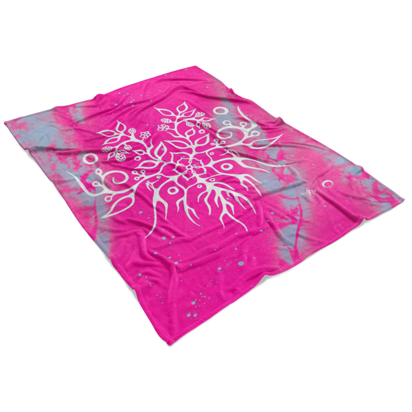 Blackberry Fleece Blanket by Miigizi