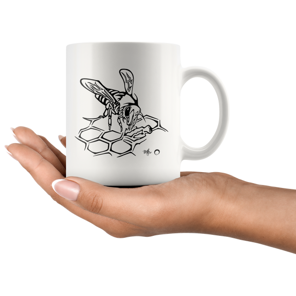 Bee Hive Mug by Miigizi