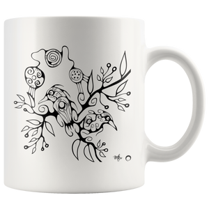 Two Birds Mug by Miigizi